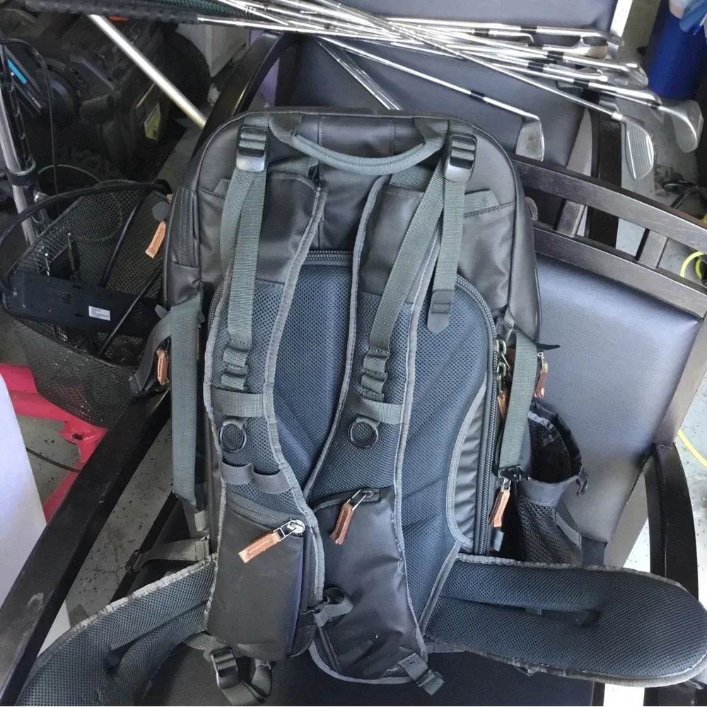 Shimoda explore Black Men's Backpack with Turquoise Packing Cube